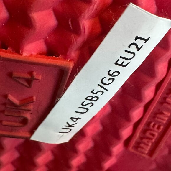 Hunter Bright Pink Rain Boots Wellies Pull-On Classic Rubber Size 6 Baby Girl - Picture 9 of 9